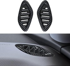 2pcs Upper Dashboard AC Vent Covers for 2024 2025 Acc Size: Dashboard AC Cover