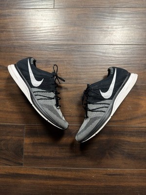 Nike Flyknit Trainer Black White Running Shoes Sneakers Men s Size 12 AH8396-005