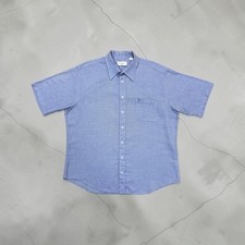 Yves Saint Laurent Pour Homme Short Sleeve Men Button Shirt Size XL