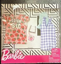 Barbie Fashion 2 Pack Dream Big Strawberry & Gingham Theme 