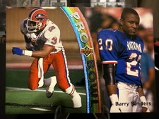 1992 Upper Deck - Pro Bowl Barry Sanders/Thurman Thomas #PB5