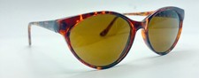 Vintage Bill Blass Tortoise Oval Sunglasses Frames