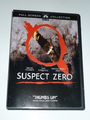 Suspect Zero DVD 2004 dark crime thriller movie serial killer FS Ben Kingsley!