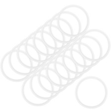 15-Pack Silicone O-Rings Gasket, 4.25" Seal Gaskets Flange Clamp O-Ring