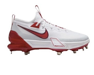 Nike Force Zoom Trout 9 Elite Men Size 9.5 Baseball Metal Cleats Red FB2906-101