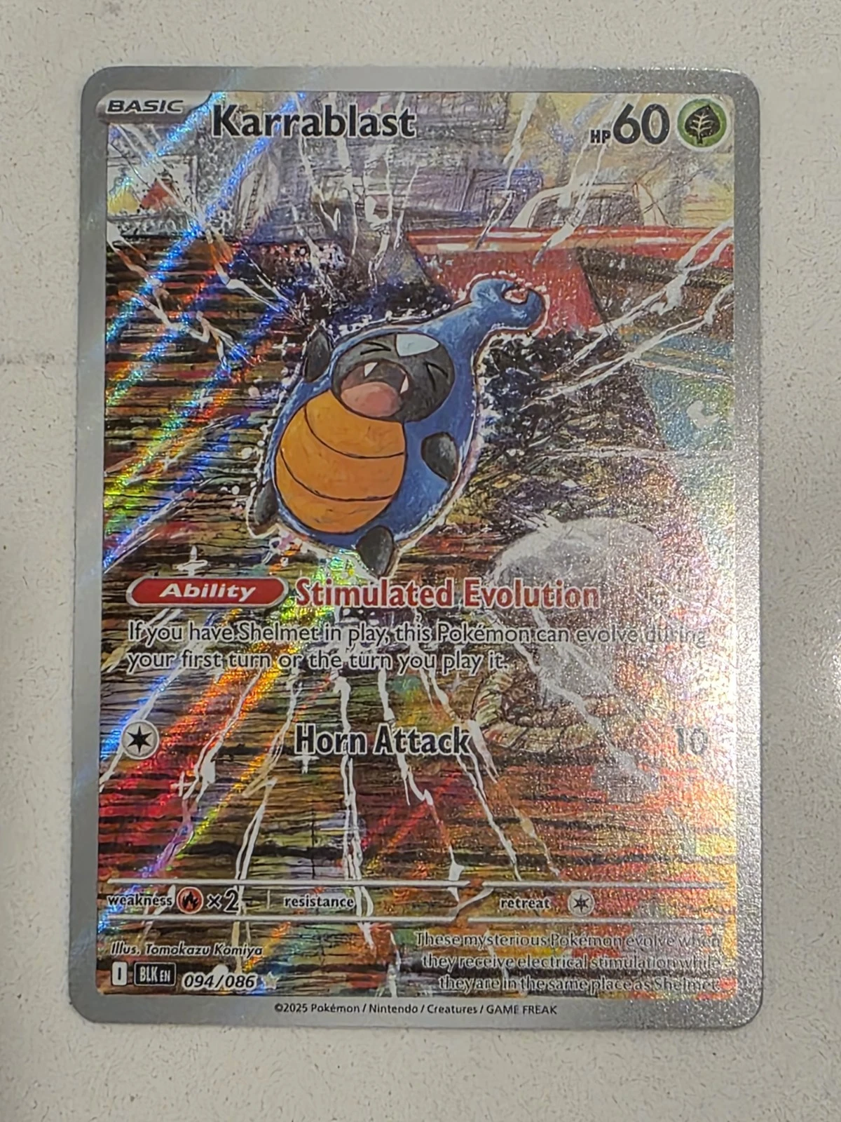 Karrablast 094/086 Sv: Black Bolt Holo