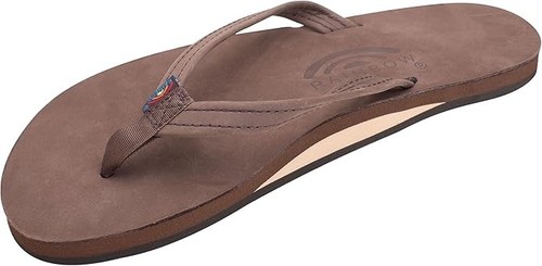 Women's Rainbow Premier Leather Single Layer Narrow 301ALTSN Espresso Brand New