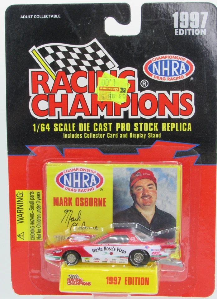 RACING CHAMPIONS 1997 NHRA SERIES MARK OSBORNE PONTIAC FIREBIRD PRO STOCK CAR - Image 2 of 3