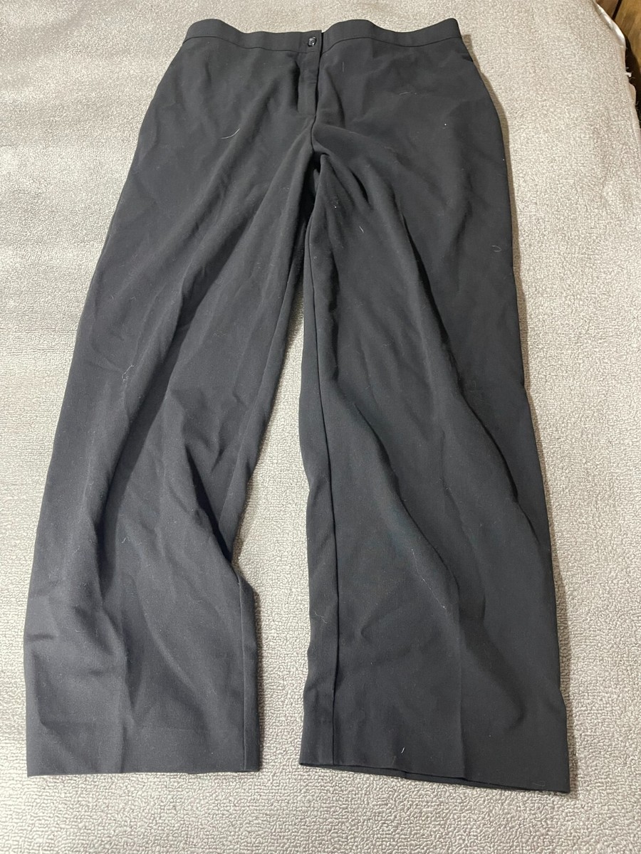 briggs ladies dress slacks Briggs Ladies' Comfort Stretch Waistband Linen Blend Pants (US, Alpha, Medium, Regular, Regular, Black Stripe) at Amazon Women's Clothing store