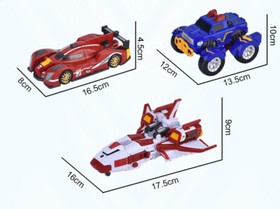 Tobot V Galaxy Detectives Master V Figure 3 in 1 Combiner Robot Toys Car Plane