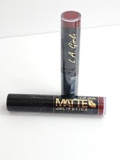 2x GLC822 RUNWAY L.A. GIRL Matte Flat Velvet Lipstick