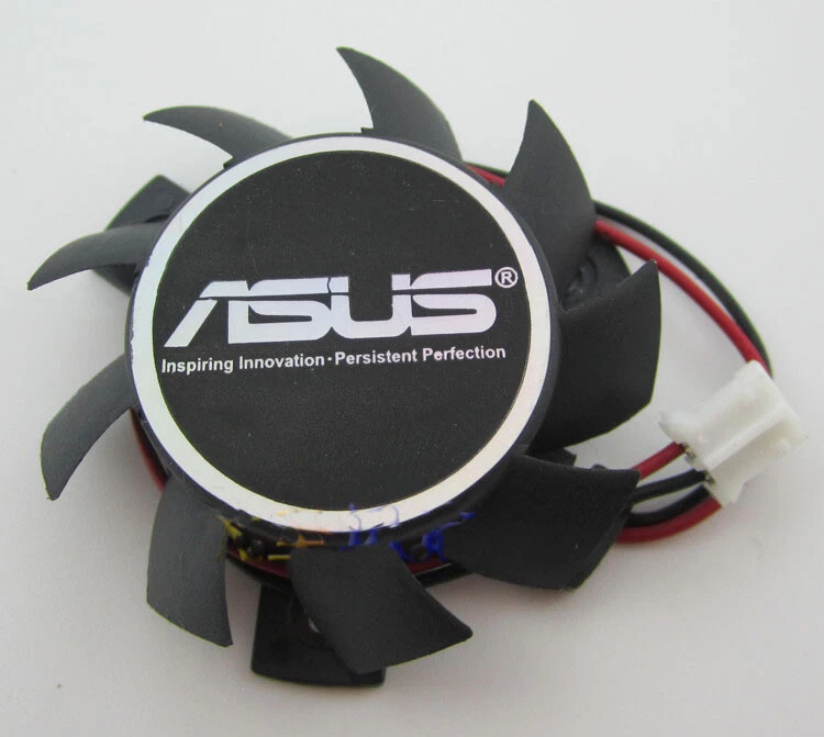 ASUS EFB0412HHA -AC09 EFB0412HHA-BP33 2-pin graphics card cooling fan - Image 2 of 2