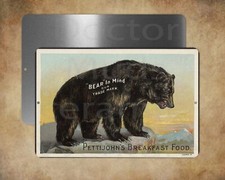 Pettijohn's Breakfast Food ad 8" x 12" metal sign Made in USA