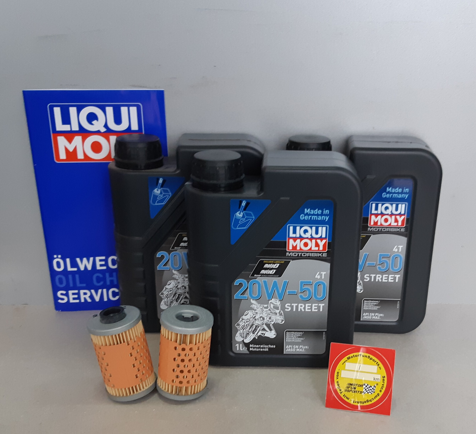 Oil change set BMW R 100 engine oil oil filter Liqui Moly