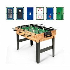 Costway 10-in-1 Multi Combo Game Kids Table Set for Indoor Games Home Playroom