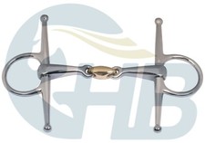 Double Jointed Full Cheek Bit Horse Bit Stainless Steel Sweet Copper Link