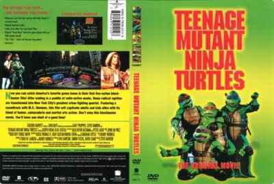 Teenage Mutant Ninja Turtles Movie (DVD, Action, Full & Wide