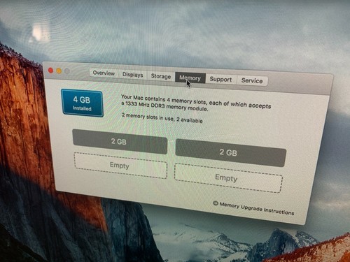APPLE IMAC (MC812LL/A) ALL IN ONE PC / 1 TB HDD / 4GB RAM / MID 2011 - CORE I5 - Picture 7 of 12