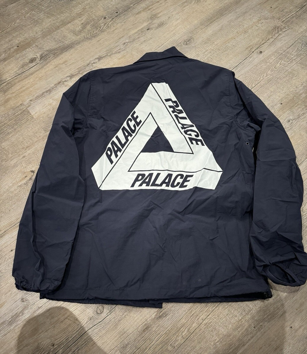 Palace washed tri ferg coach jacket Navy Size L | eBay UK