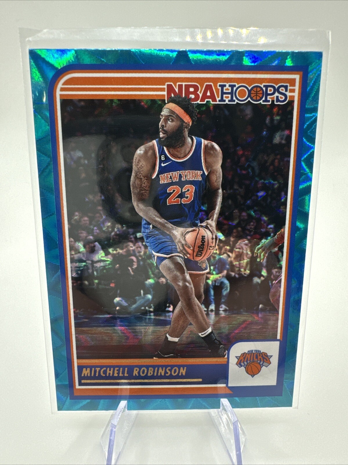 2023-24 Panini NBA Hoops - Teal Explosion #121 Mitchell Robinson