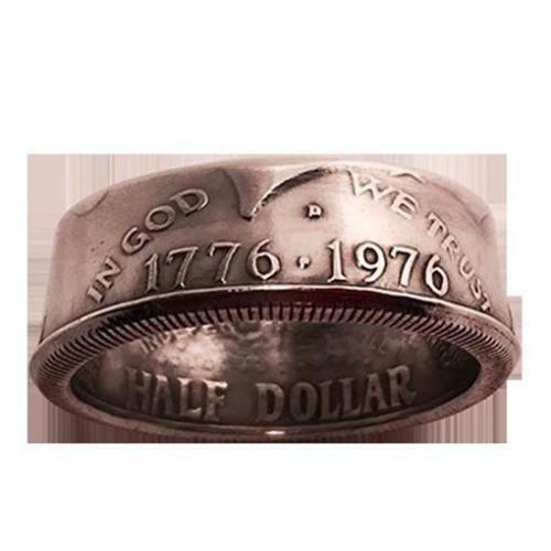 Genuine Half-Dollar Ring Size 12.5 / 21.8 MM) By Diamond Jim Tyler - Picture 1 of 1