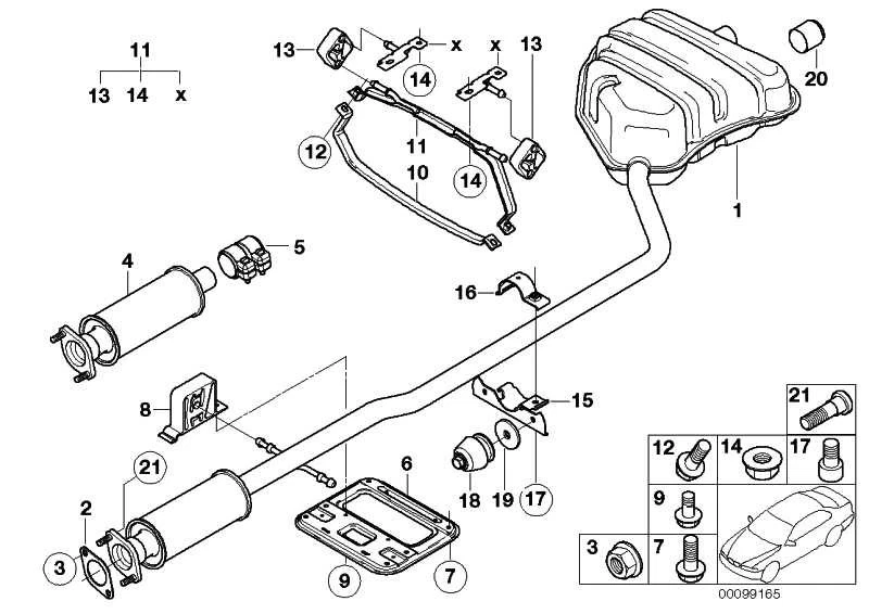 Original Mini 18201490024 - Abrazadera inferior Foto 3 de 3