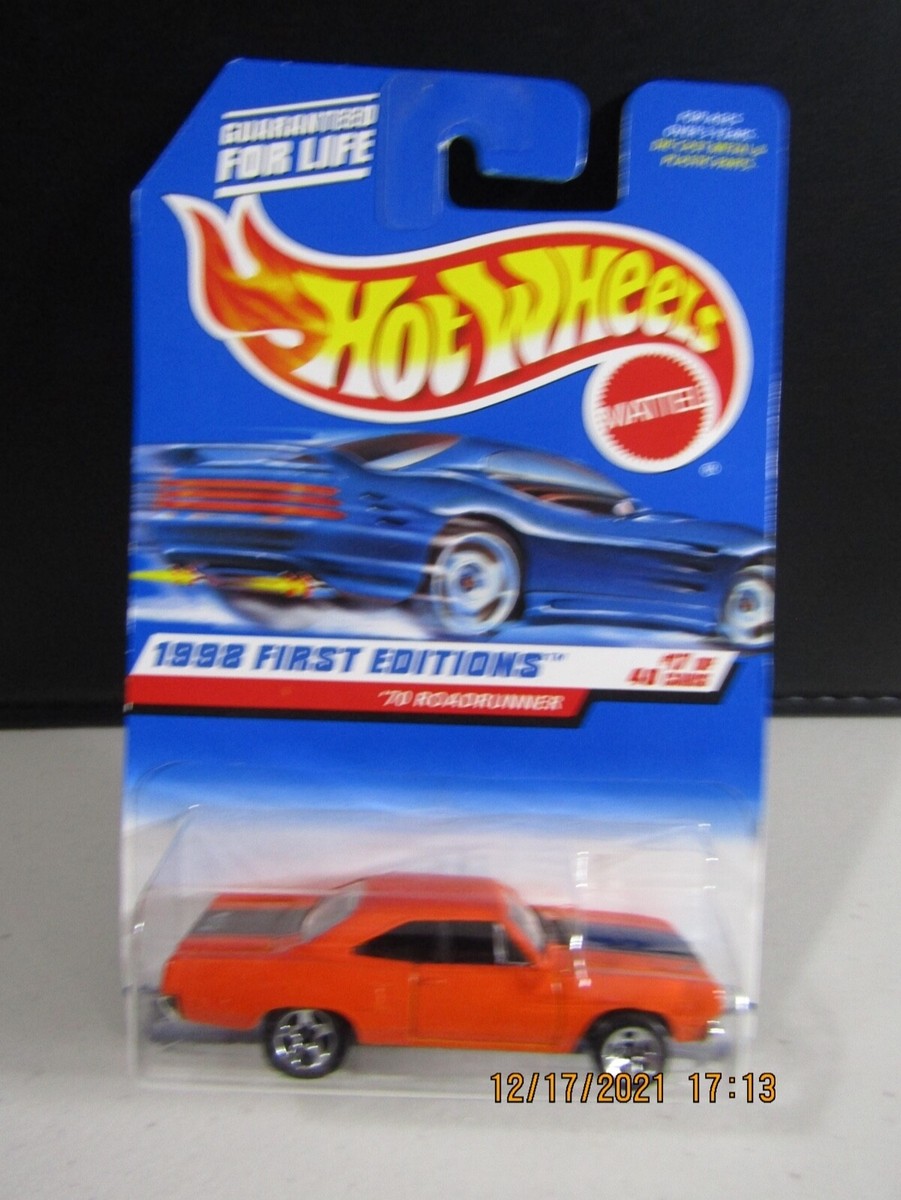 Hot Wheels 1998 First Editions Orange 70 Roadrunner #18535