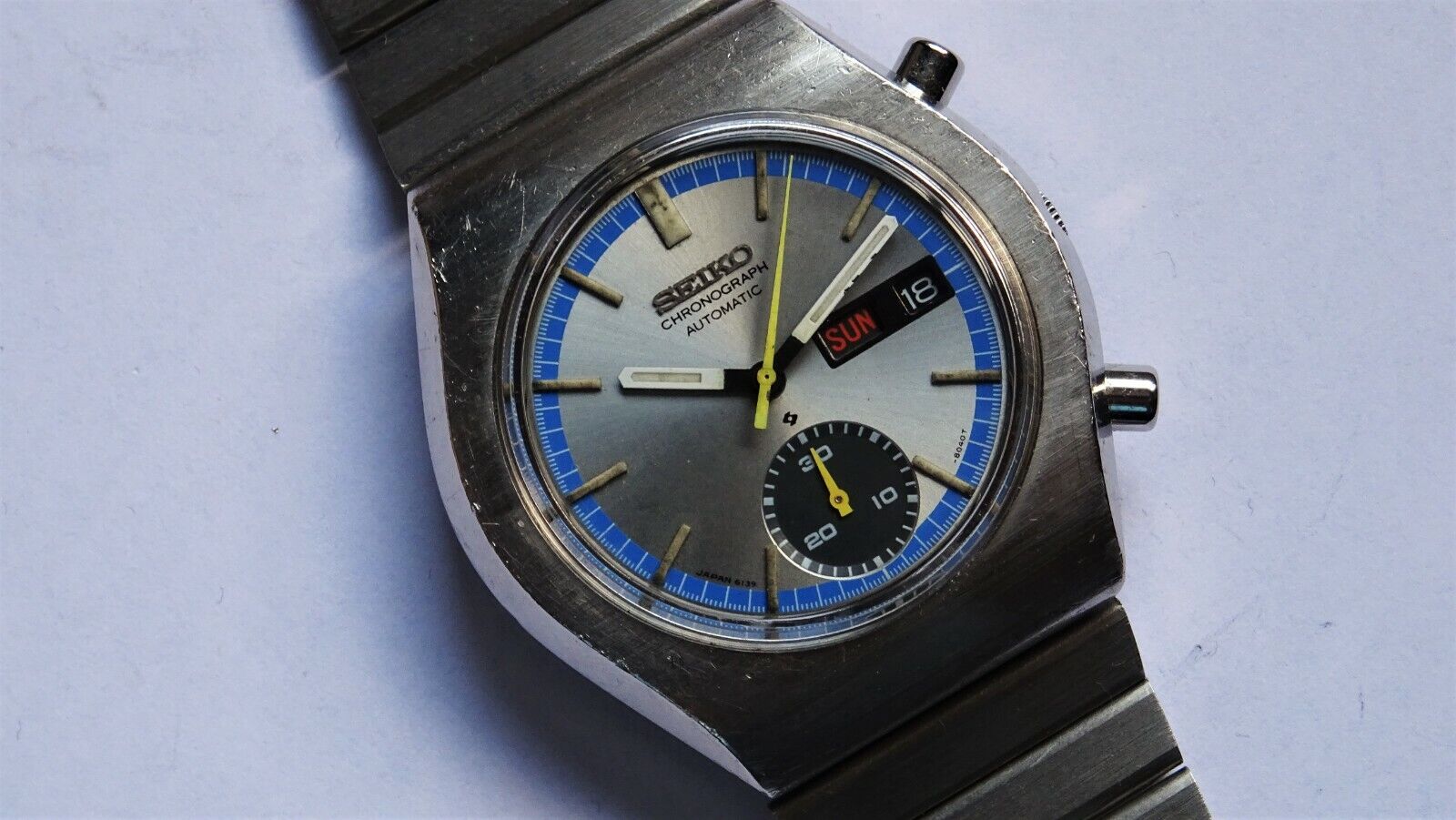 SEIKO 6139-8020 Vintage Chronograph Watch | eBay