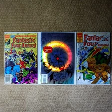 Fantastic Four Comics Lot 3 Vintage Black Panther Foil 💎💎💎