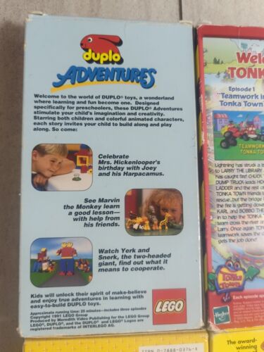 Kinder VHS Lot LKW Bau und Lego EUC - Bild 5 von 6
