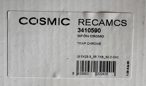 Cosmic Basin Bottle Trap Chrome 3410590 - Picture 2 of 2