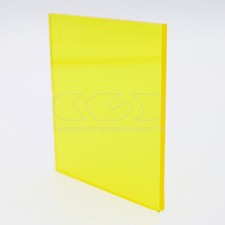 Plexiglass colorato giallo trasparente cm 150x100