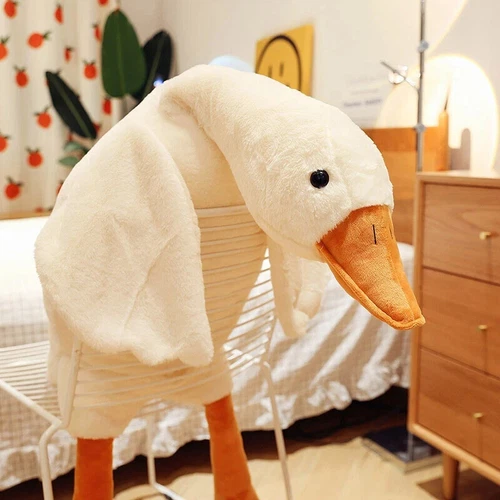 130cm Giant White Goose Stuffed Animal Kids Plush Toy Girlfriend's birthday Gift - Picture 4 of 13