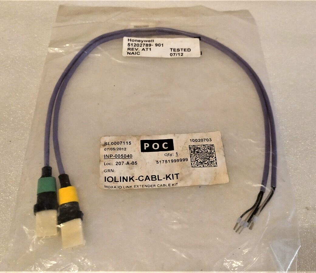 HONEYWELL 51202789-211(210) MOXA IO LINK EXTENDER CABLE KIT | eBay