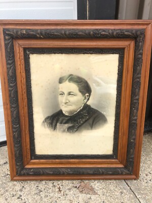 Stunning vintage oak picture art frame 30” x 26” - 20” x 16” art