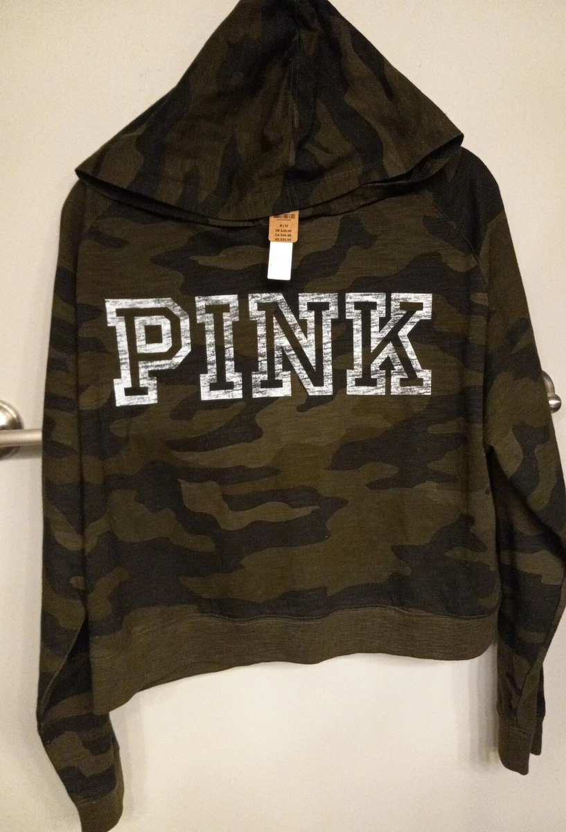 Victoria secret camo clearance sweatshirt