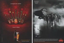 2007 Budweiser - Paul Reed Smith Guitars / Rock Band Hinder - 2 Sided Print Ad