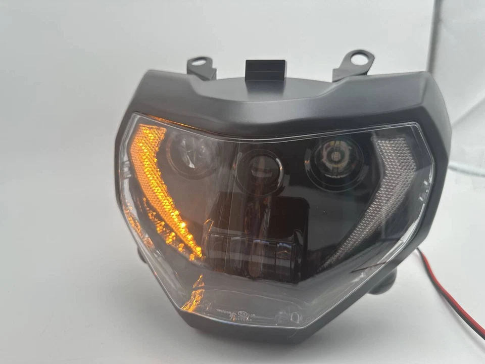 Conjunto de faros LED Plug and Play faros DRL para Yamaha FZ07 MT07 2018-2020 Foto 4 de 4