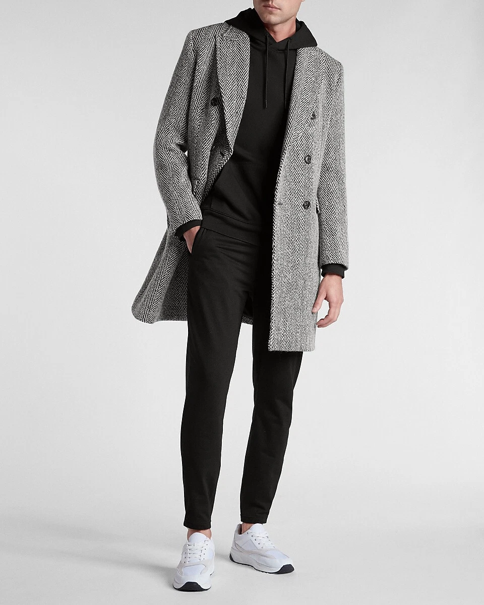 Wool herringbone hotsell topcoat