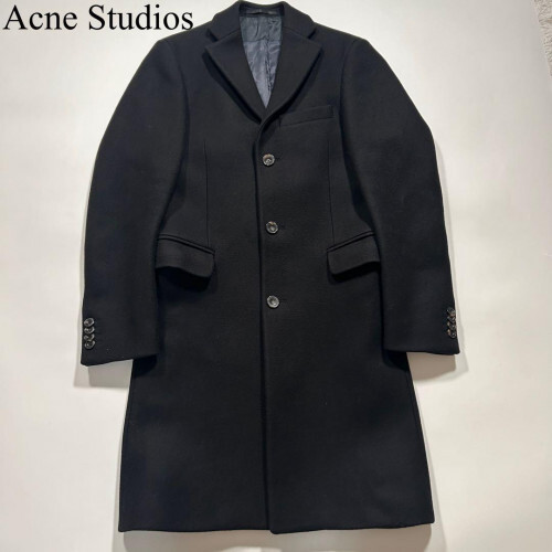 Acne Studios GARRET Wool Chester Coat Black Size 44 | eBay Acne Studios GARRET Wool Chester Coat Black Size 44 | eBay