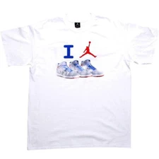 $35.00 Nike air Jordan I 1 Jumpman I love Jordan 1 Tee (white) shirt 217027-100