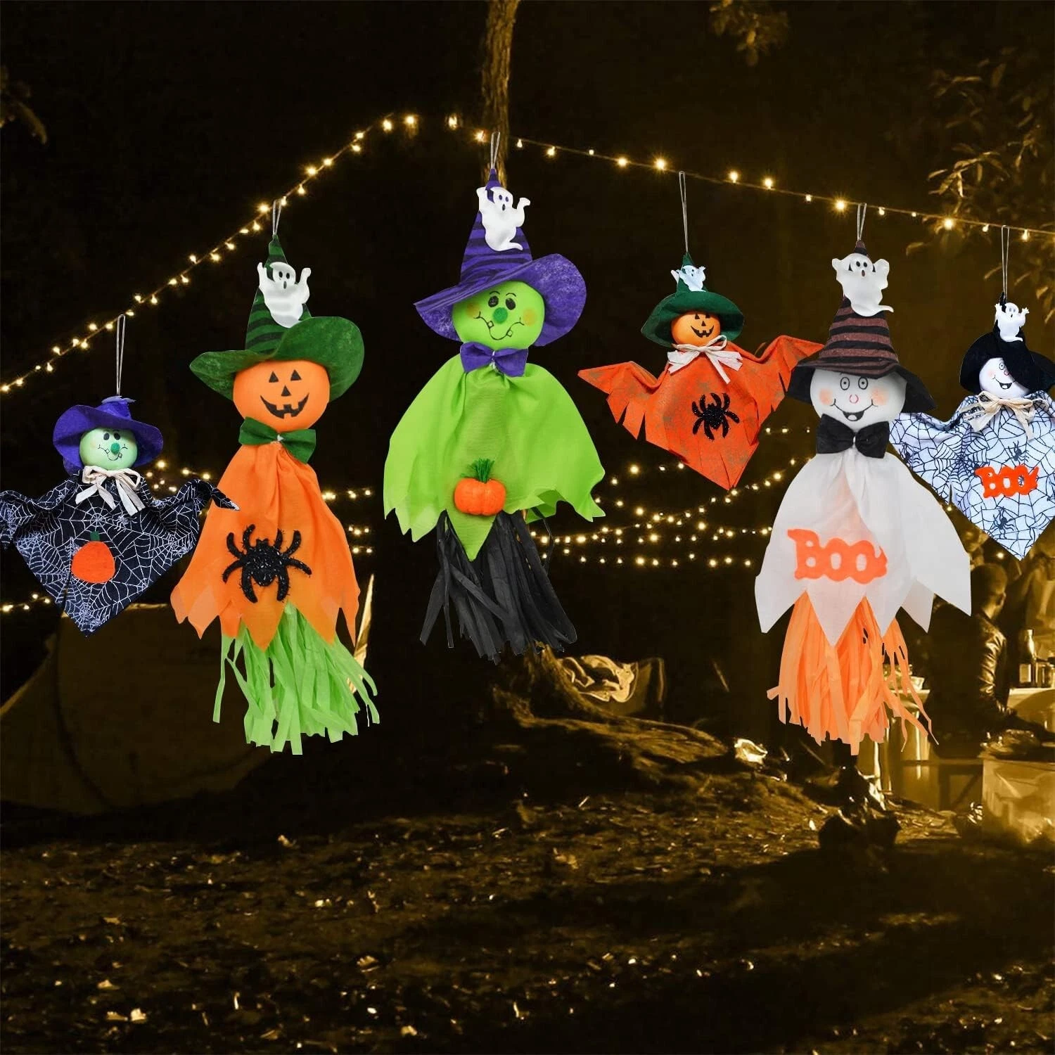 Halloween Indoor & Outdoor Hanging Ghost Decorations for Kids or Adults