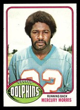 1976 Topps Mercury Morris #315 EX-MT Miami Dolphins