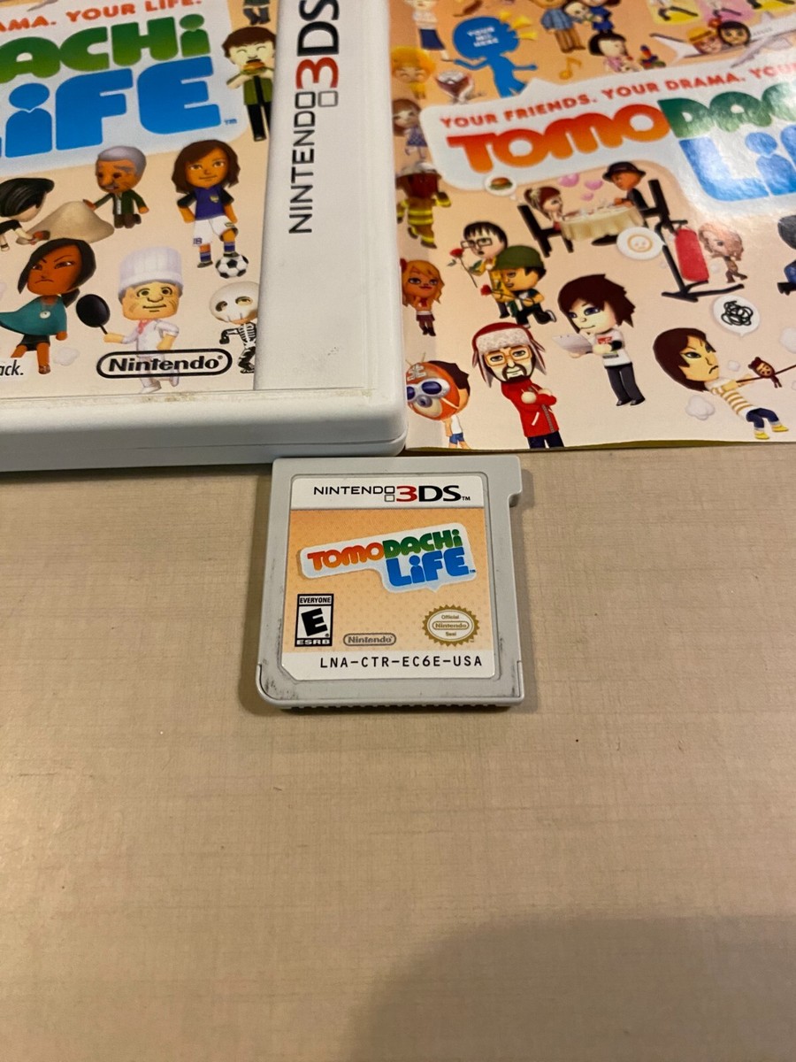 Tomodachi Life Nintendo 3DS Game COMPLETE w/ Manual TESTED Tomodachi Life Nintendo 3DS Game COMPLETE w/ Manual TESTED