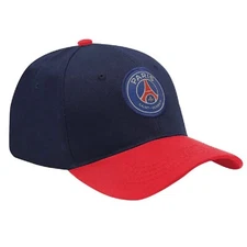 PSG Hat - Navy/Red - Licensed - Embroidered Detail - Adjustable