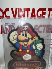 Super Mario 2 NES Nintendo Hang Sign Store Display Double Sided/3D AFA/VGA 80+