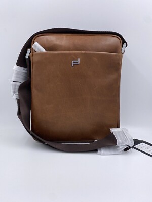 PORSCHE DESIGN ''Urban Courier ShoulderBag SVZ'' Umhängetasche Tasche Cognac