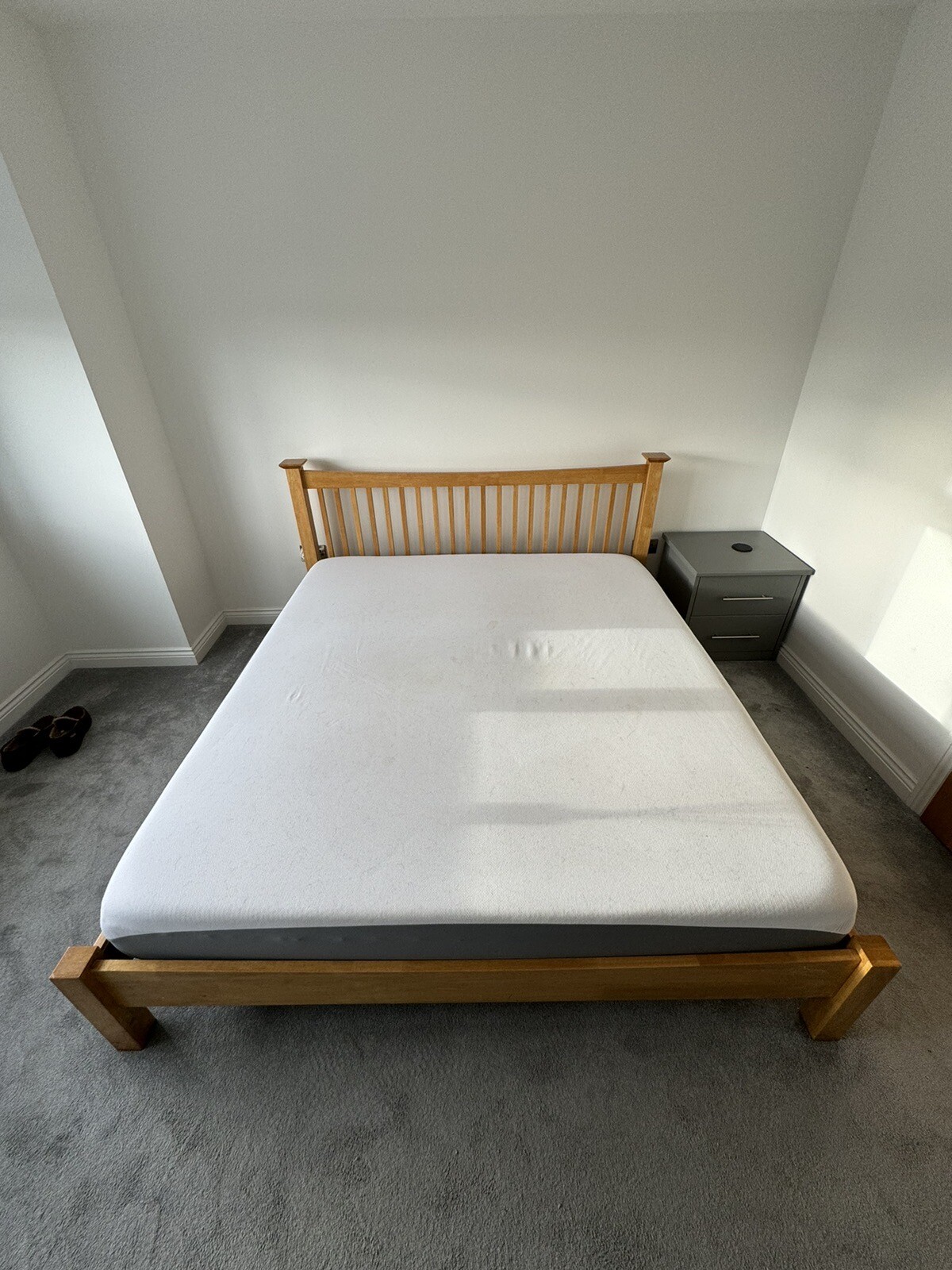 King Size Bed With Emma Mattress eBay