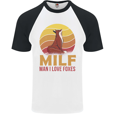 MILF Man I Love Foxes Fox Mens S/S Baseball T-Shirt | eBay