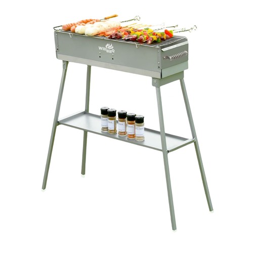 WillBBQ Commercial Std Hibachi Grill Portable Charcoal BBQ Kebab Multi-Size BBQ - Picture 15 of 33